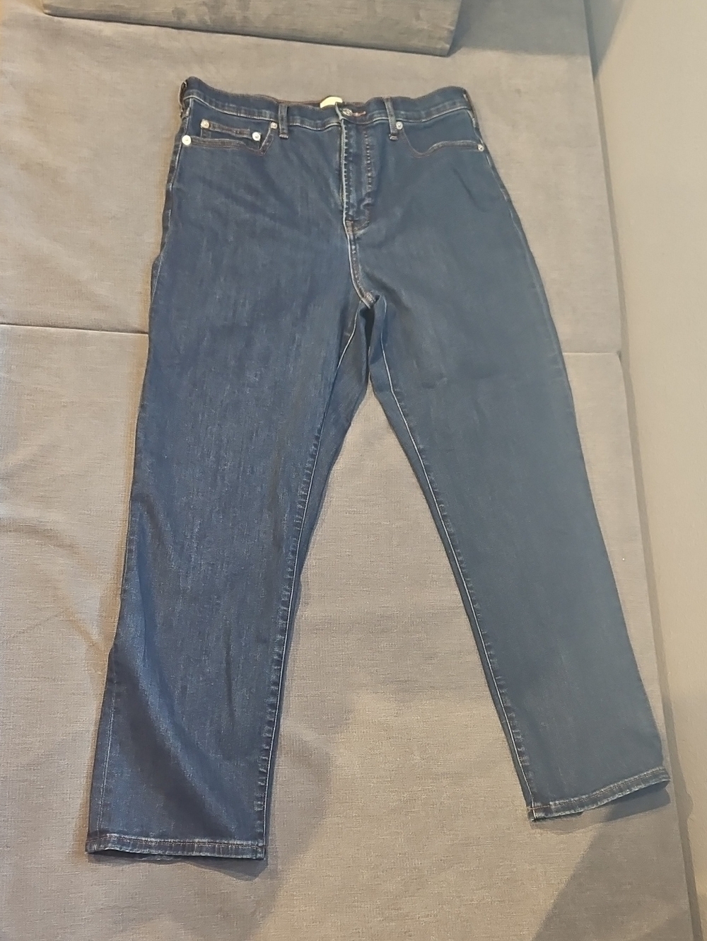Women's Everlane Dark Blue Stovepipe Stretch Jeans